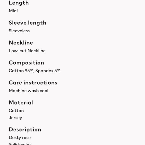 H&M • Maternity Calf Length Cotton Dress - Picture 14 of 15